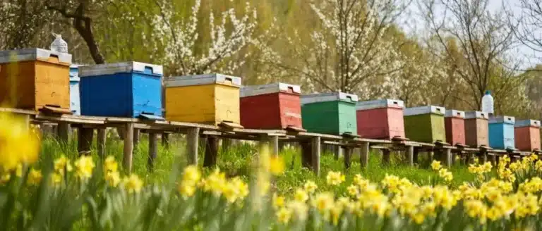 Bee Boxes multi colored