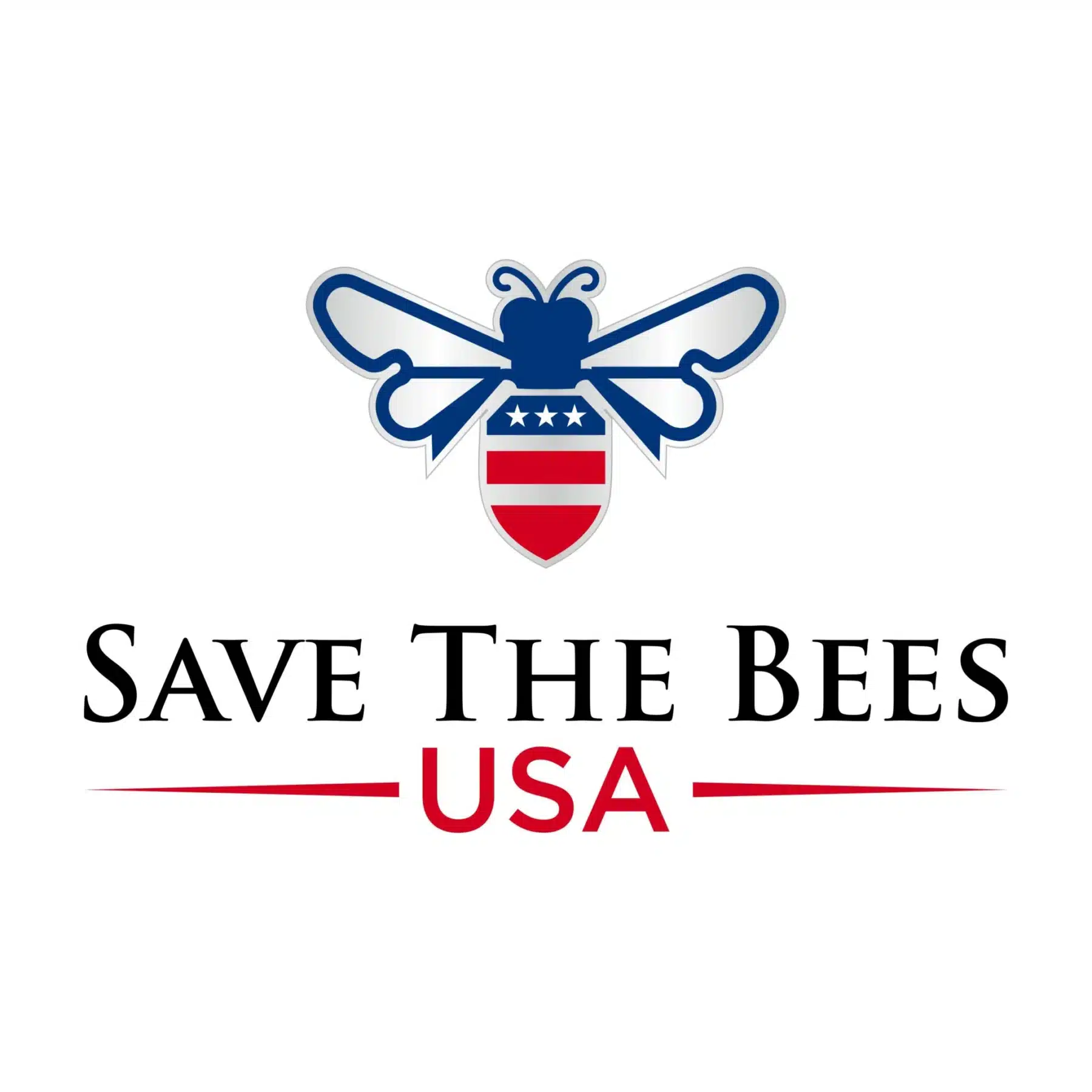 Save the Bees USA Logo for Print media 