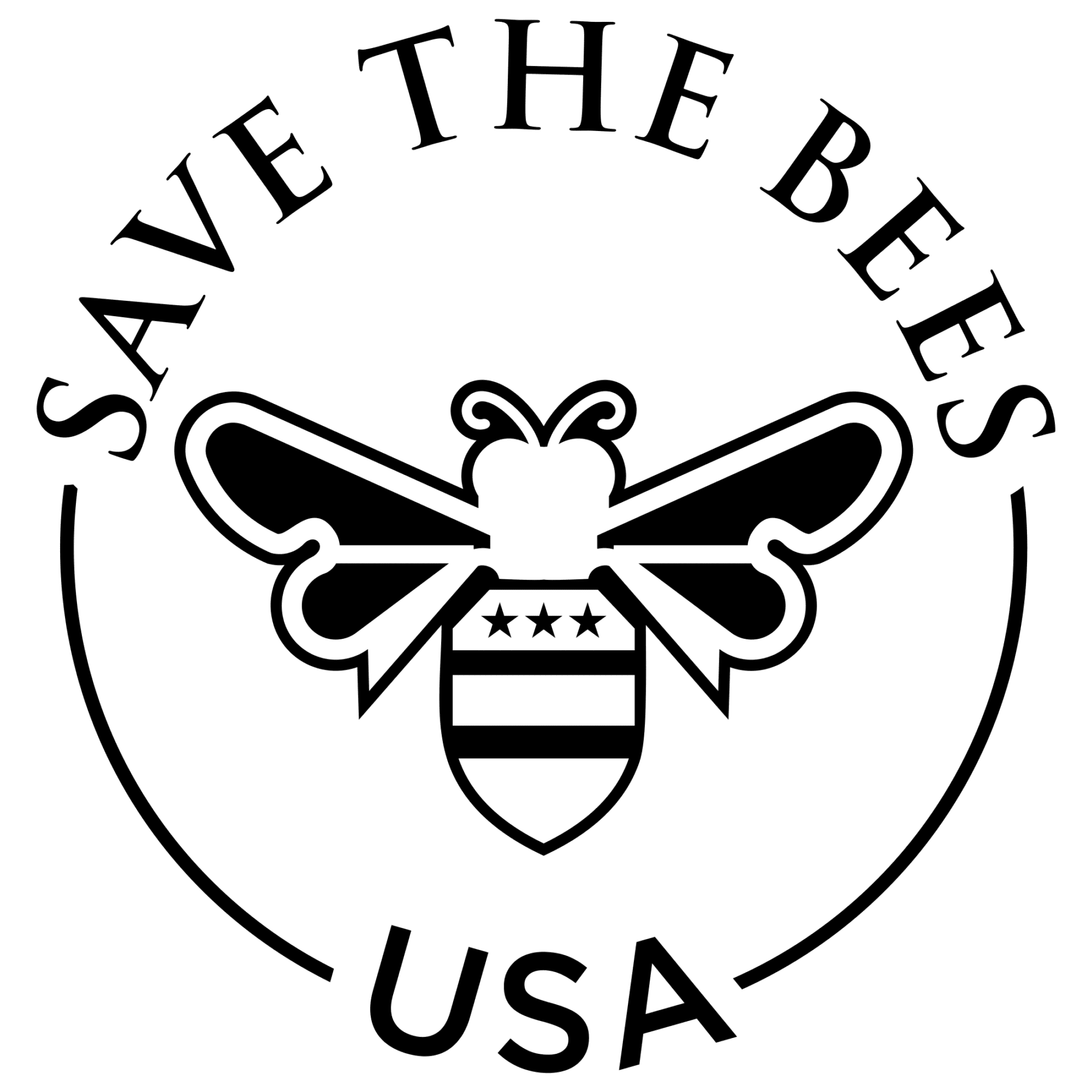 Save the Bees USA Logo for fundraising and donations