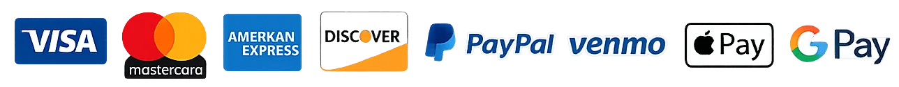 Accepted secure payment methods