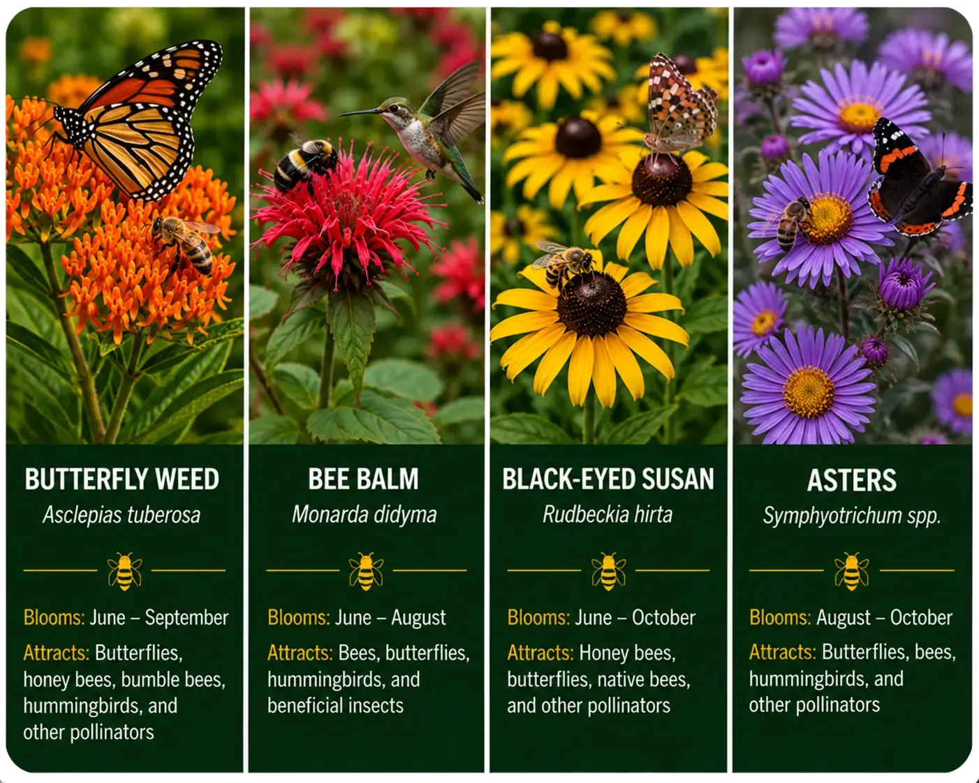 pollinator garden flower guide